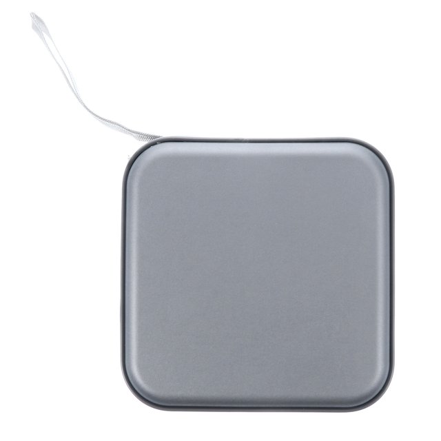FESTFENDS 1 Pce Étui de Rangement pour DVD Argent Portable Organisation pour la Maison Utilisateurs avec CD