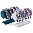 thumbnail image 3 of pitrice Sturdy Hairband Display Stand Soft Flocking for Bracelet Jewelry Necklace Dark Green, 3 of 9