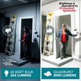 thumbnail image 2 of Bell + Howell Quadburst Multi-Directional Adjustable Panels LED Garage Light, 8000 Lumens, 2 of 6
