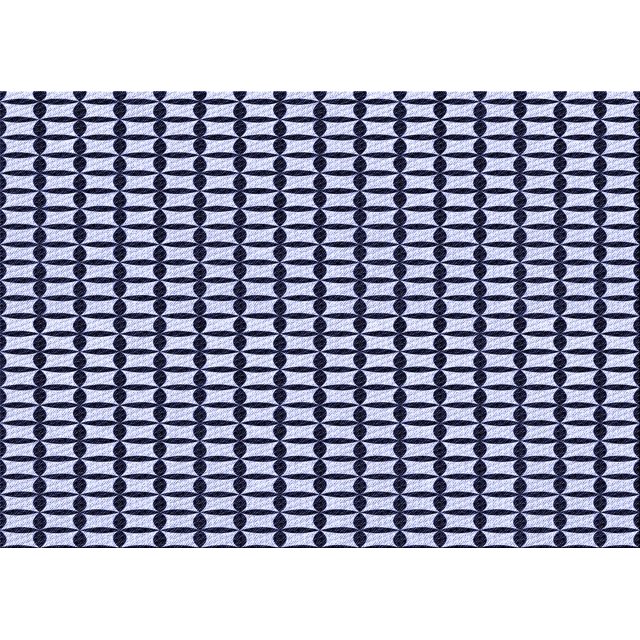 Ahgly Company Machine Washable Indoor Rectangle Transitional Midnight Blue Area Rugs, 7' x 9'