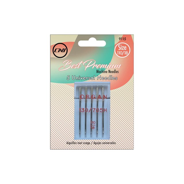 Clover Best Premium Needle Universal Sz 110/18 5Pc