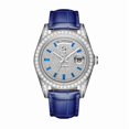 thumbnail image 1 of 【START】Gypsophila Men's Watch Diamond Watch Waterproof Swiss Fully Automatic Mechanical Movement Date Week Function, 1 of 15