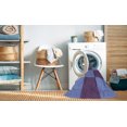 thumbnail image 2 of Ahgly Tapis d'Intérieur Lavable en Machine Carré Transitionnel Bleu Ciel, 4 Pieds Carré, 2 of 7