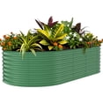 thumbnail image 1 of Galvanized Steel Raised Garden Bed – 8x4x2ft Heavy Duty Planter Box, Rust-Resistant, Ergonomic Elevated Open-Bottom, Tool-Complimentary Assembly for Vegetables, Flowers & Fruits, 1 of 8