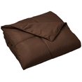 thumbnail image 1 of Blue Ridge Home Fashion Microfiber Down Alternative Comforter, King, Chocolate, 1 of 4