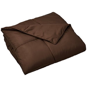 Blue Ridge Home Fashion Microfiber Down Alternative Comforter, King, Chocolate