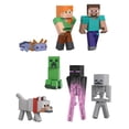 thumbnail image 3 of Minecraft World Builders Pack with 7 Action Figures in 3.25-inch Scale, Starter Collection, 3 of 6