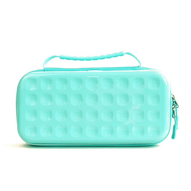 Étui Rigide de Protection pour Modèle Nintendo Switch OLED - Sac de Rangement de Voyage Portable avec Pochette Durable Compatible avec Console Switch NS