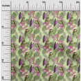 thumbnail image 2 of oneOone Polyester Spandex Light Green Fabric Tropical Leaf Craft Projects Decor Fabric Printed By The Yard 56 Inch Wide, 2 of 5