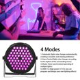 thumbnail image 4 of LED Stage Light, RGB Full Color DJ Light, LED 3W X 60pcs Portable Party Light, RGB DJ LED Par Light with 4 Operational Modes for Weddings, Parties, Concerts and Holiday Festivities, 4 of 7
