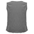 thumbnail image 3 of Débardeurs Unis pour Femmes Sans Manches Col en U T-Shirt de Base Été Décontracté, 3 of 6