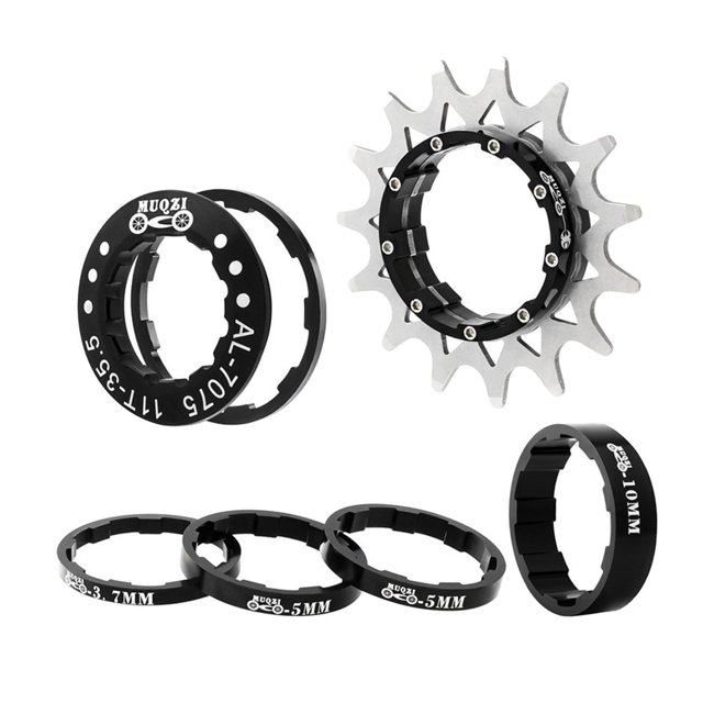 maskred Single Speed Flywheel Set Mountain Bike Black 15T