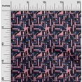 thumbnail image 1 of oneOone Viscose Chiffon Fabric Square & Triangle Geometric Printed Craft Fabric BTY 42 Inch Wide, 1 of 4
