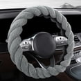 thumbnail image 1 of TIMIFIS Steering Wheel Covers Car Steering Wheel Cover with Soft Warm Non-Slip Car Decoration Car Wheel Protector Universal Fits 14-15 Inches Car Accessories, 1 of 7