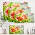 thumbnail image 4 of Designart Vintage Red Tulips Flowers II Canvas Wall Art, 4 of 4