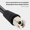 thumbnail image 4 of Diving Regulator Hose, 7/16 20UNF Thread Professional Aluminum Alloy Diving High Pressure Regulator Hose  for  Diving, 4 of 7