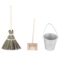 thumbnail image 3 of Khall Dollhouse Broom Bucket Dustpan Miniature Housework Cleaning Tools Accessory Gift, 3 of 8