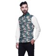 thumbnail image 2 of Atasi Bird Printed Wedding Jackets For Men Nehru Jacket Waist Coat For Wedding & Festive Season-Medium, 2 of 4
