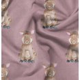 thumbnail image 1 of Soimoi Orange Poly Georgette Fabric Pig Animal Print Fabric by the Yard 42 Inch Wide, 1 of 5