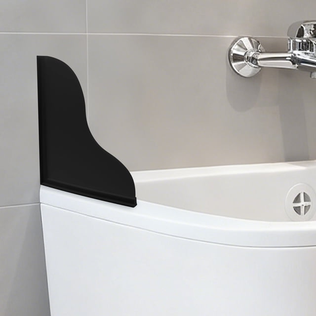 Silicone Shower Guard for Bathtub Water Containment and Clear Shower Area