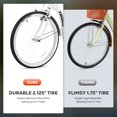 thumbnail image 3 of VIRIBUS 24" Women's Beach Cruiser Bike Adjustable Saddle & Handlebar White, 3 of 14