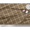 thumbnail image 2 of Soimoi Polyester Crepe Fabric Diagonal Check Printed Craft Fabric by The Yard 52 Inch Wide, 2 of 5