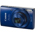 thumbnail image 2 of Canon PowerShot ELPH 190 IS Digital Camera (Blue) (1090C001) + 32GB Card + Case + Card Reader + Flex Tripod + Memory  Wallet + Cleaning Kit + USB Cable, 2 of 8