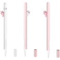 thumbnail image 1 of Compatible for Apple Pencil 2, Pen Cover- Shatter-Resistant Silicone Cute Soft Touch Pen Case Pencil Protective Shell Capacitive Stylus Sleeve Holder Protector(2pcs), 1 of 9