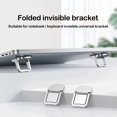 thumbnail image 4 of Laptop Stand under $5! CQCYD Laptop Stand Adhesive Mount, Portable Aluminum Alloy Riser, Desktop Height Adjustment Pad, Space Saving Computer Stand, Heat Dissipation Laptop Holder, 4 of 7