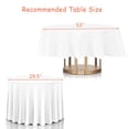 thumbnail image 2 of Costway 10 pcs 90" Round Tablecloth Polyester For Home Wedding Restaurant Party, 2 of 9