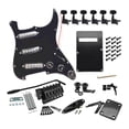 thumbnail image 3 of TISHITA DIY Electric Guitar Kits Portable Retro Multifunction Backplate Accesssories black B, 3 of 8