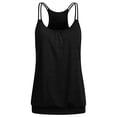 thumbnail image 1 of Birdeem Camisoles pour Femmes Unies Aguichant Sans Manches à Col Rond, Ajourées, Hauts Tube Plissés, Blouse, 1 of 9