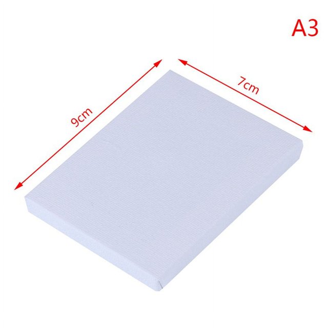 Blank White Mini Small Stretched Artist Canvas Art Board Acrylic Oil Paint