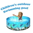 thumbnail image 5 of AMERTEER 152 * 25cm/ 59.8 * 9.8 Po Piscine pour Enfants d'Extérieur Portable Pliable Forme Ronde Piscines pour Enfants Tout-Petits, 5 of 5