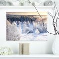 thumbnail image 2 of Designart Beautiful Winter Panorama Canvas Wall Art, 2 of 4