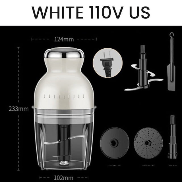 Food Processor Small,Baby Food Processor Multifunctional Juicer Mini Food Processor Juicer Portable Stainless Steel Meat Grinder Multifunctional Food Processors with Meat Grinder