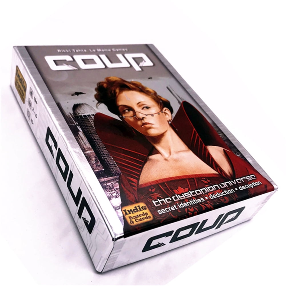 Amyove Coup English Board Game Fun 2-6 People Card Game For Holiday Party Family Gathering