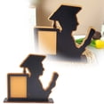 thumbnail image 1 of Graduation Photo Frame Wooden Display Stand Desktop Commemorative Decoration For Boys Academic Achievement Keepsake, 1 of 6