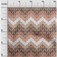 thumbnail image 1 of oneOone Georgette Viscose Brown Fabric Turtle Block Sewing Craft Projects Fabric Prints By Yard 42 Inch Wide, 1 of 4