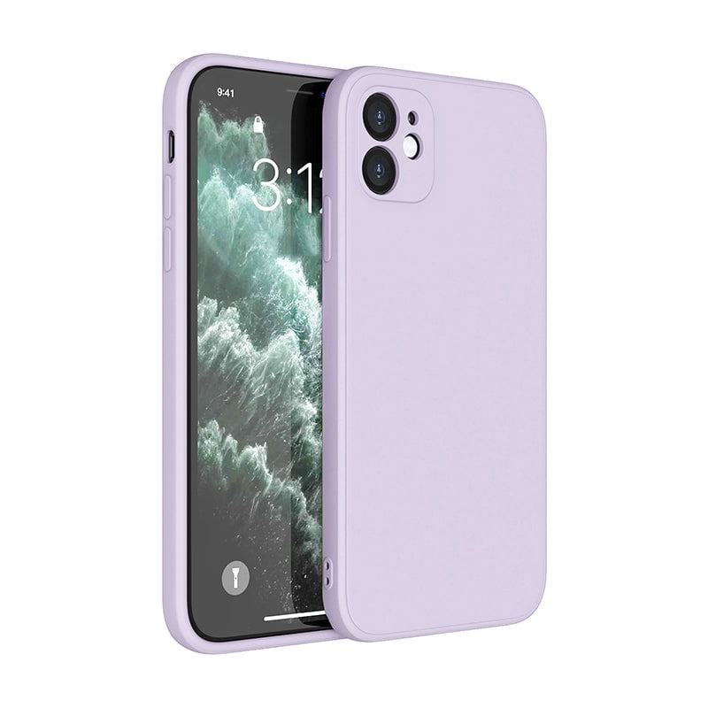 PANDACO Soft Shell Pastel Purple Case for iPhone 12 Mini