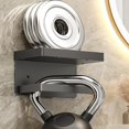 thumbnail image 4 of HHBEAUTY Bathroom Toilet Paper Rack, Toilet Paper Holder with Shelf - Toilet Paper Holder Wall Mount Toilet Roll Holder with Wipes Storage for Bathroom Stainless Steel, Gray, 4 of 6