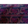 thumbnail image 4 of oneOone Cotton Silk Fabric Stripe|Leaves & Hen Block Printed Craft Fabric BTY 42 Inch Wide, 4 of 4
