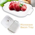 thumbnail image 2 of Microwave Bacon Cooker, Microwave Bacon Tray with Splatter Lid, Silicone Cookware Accessories with Cover, Make Crispy Bacon/Roast Meat in Few Minutes, Quick and with No Mess, 2 of 8