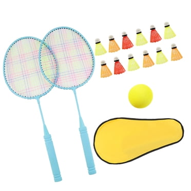 Raindrops Badminton Rackets Set Kids Assorted Color 2 x Badminton Rackets for Outdoor Sports