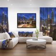 thumbnail image 3 of Design Art Atlanta Skyline Twilight Blue Hour Framed Canvas Art Print, 3 of 4