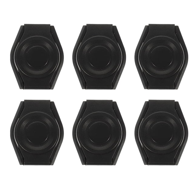 Webcam Privacy Cover for Laptop and Desktop with Dust Protection 6 Pieces Black Plastic
