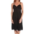 thumbnail image 3 of Vanity Fair Womens Rosette Lace Full Slip, 34-26 Length, Midnight Black, 3 of 4