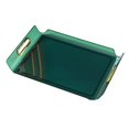 thumbnail image 1 of DOLITY Vanity Tray Cosmetic Storage Tray Makeup Organizer for Desktop Bedroom Decor Green, 1 of 2