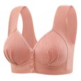 thumbnail image 1 of cfhntfmh Front Closure Bras for Women Wireless Wide Strap Push up Bralettes Comfort Convenient Front Buttons Bras, 1 of 2