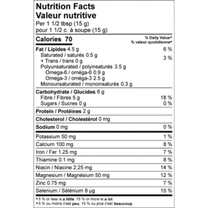 Prana Org Ground Black Chia Seeds 200g
